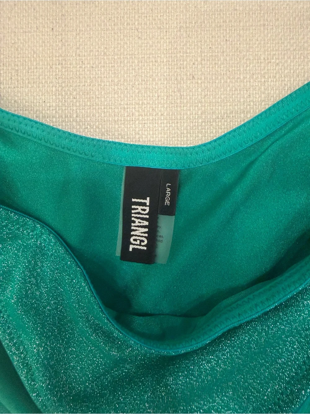 Triangl Swimwear Jaded Sparkle Bikini + Skirt
